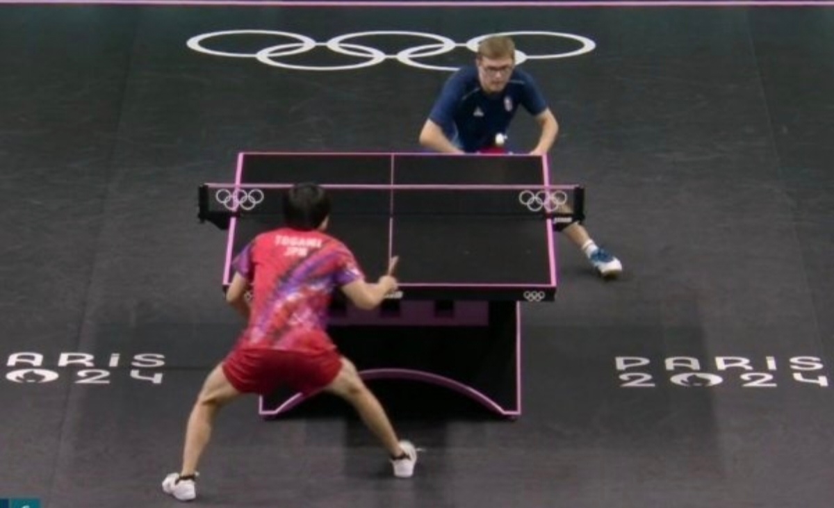 关于法国乒乓球队翻盘英国乒乓球队，张本智和统治全场的信息