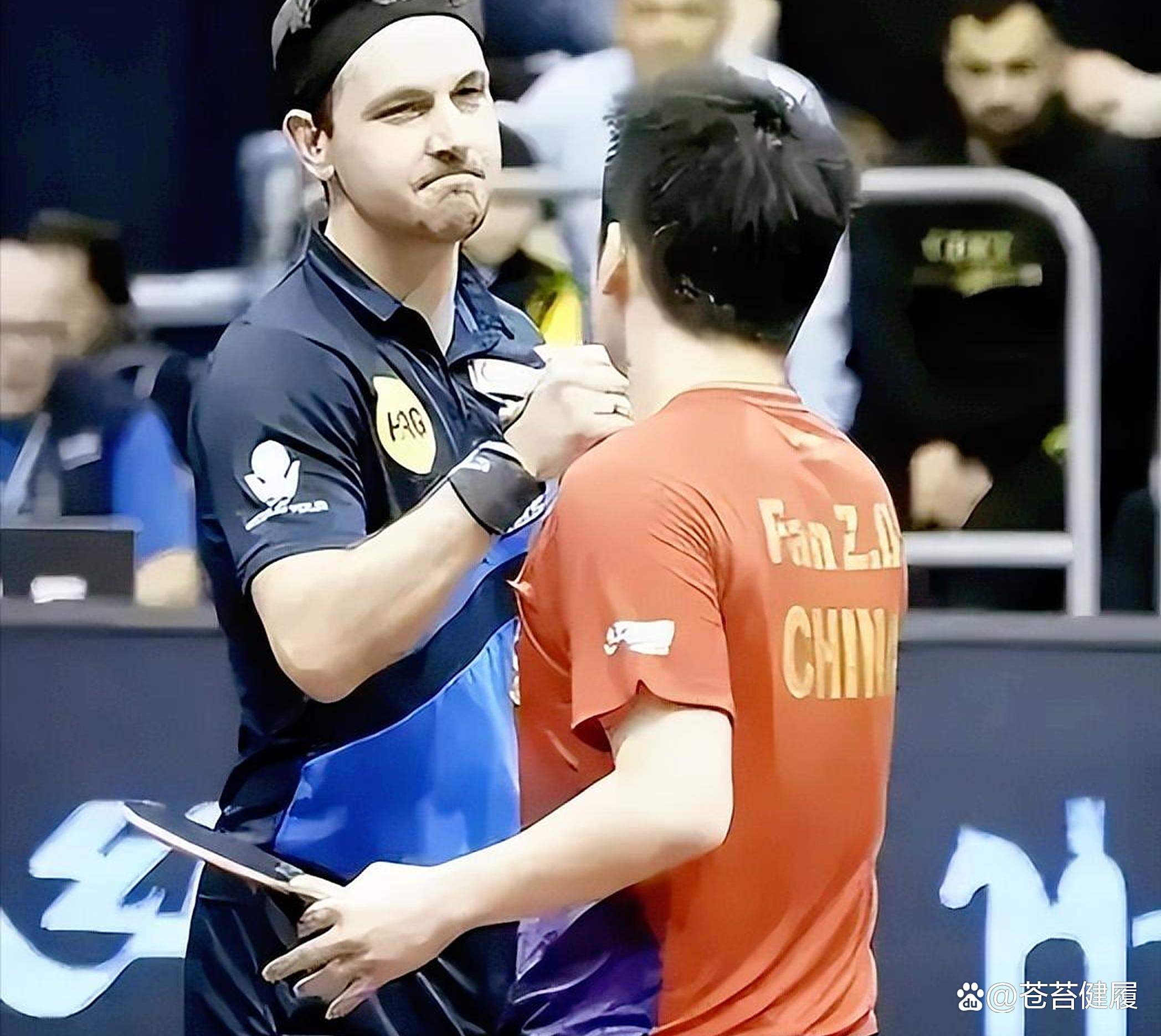 包含法国乒乓球队横扫奥地利乒乓球队，波尔打破历史纪录的词条