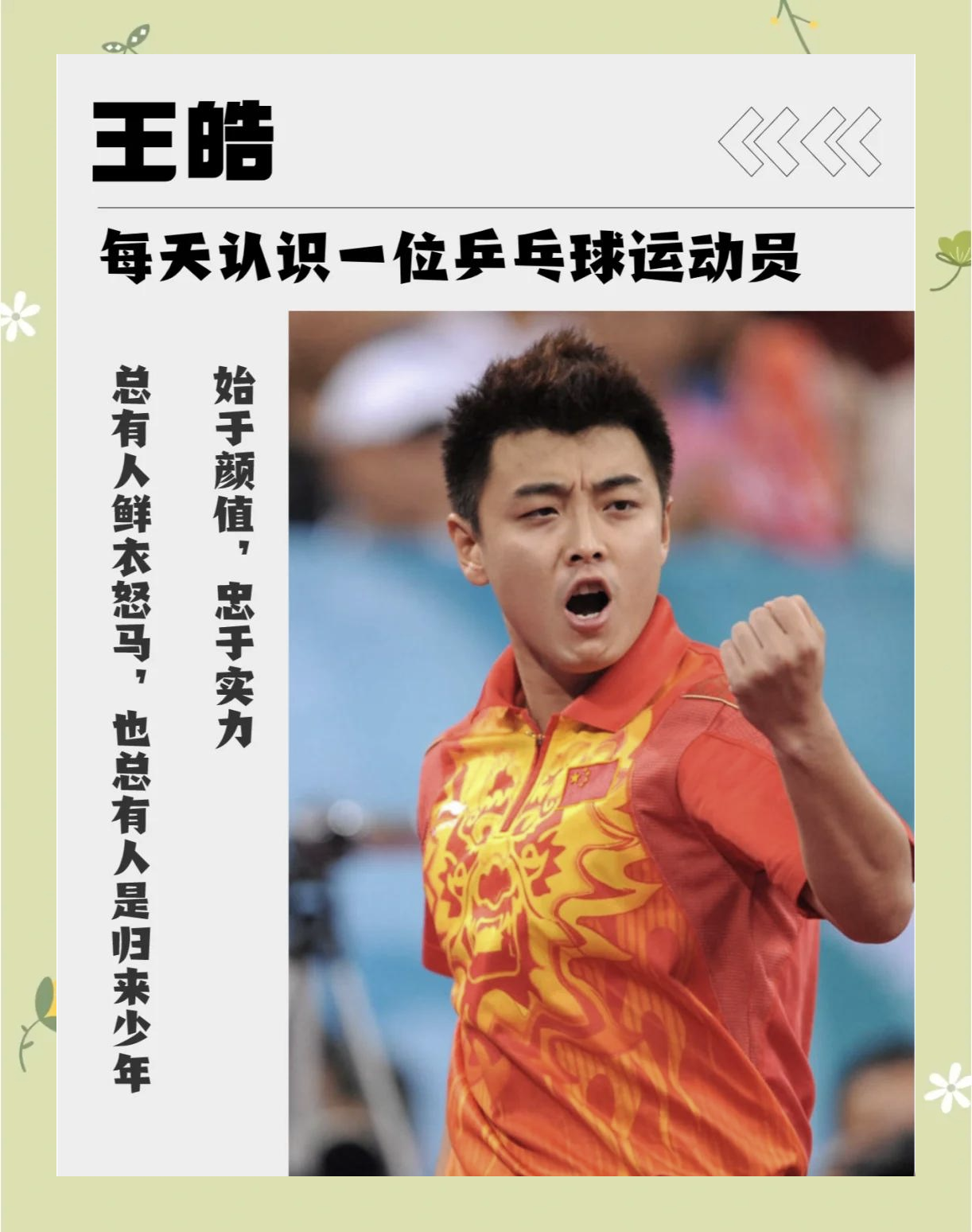 包含德国乒乓球队绝杀法国乒乓球队，王皓惊艳世界的词条