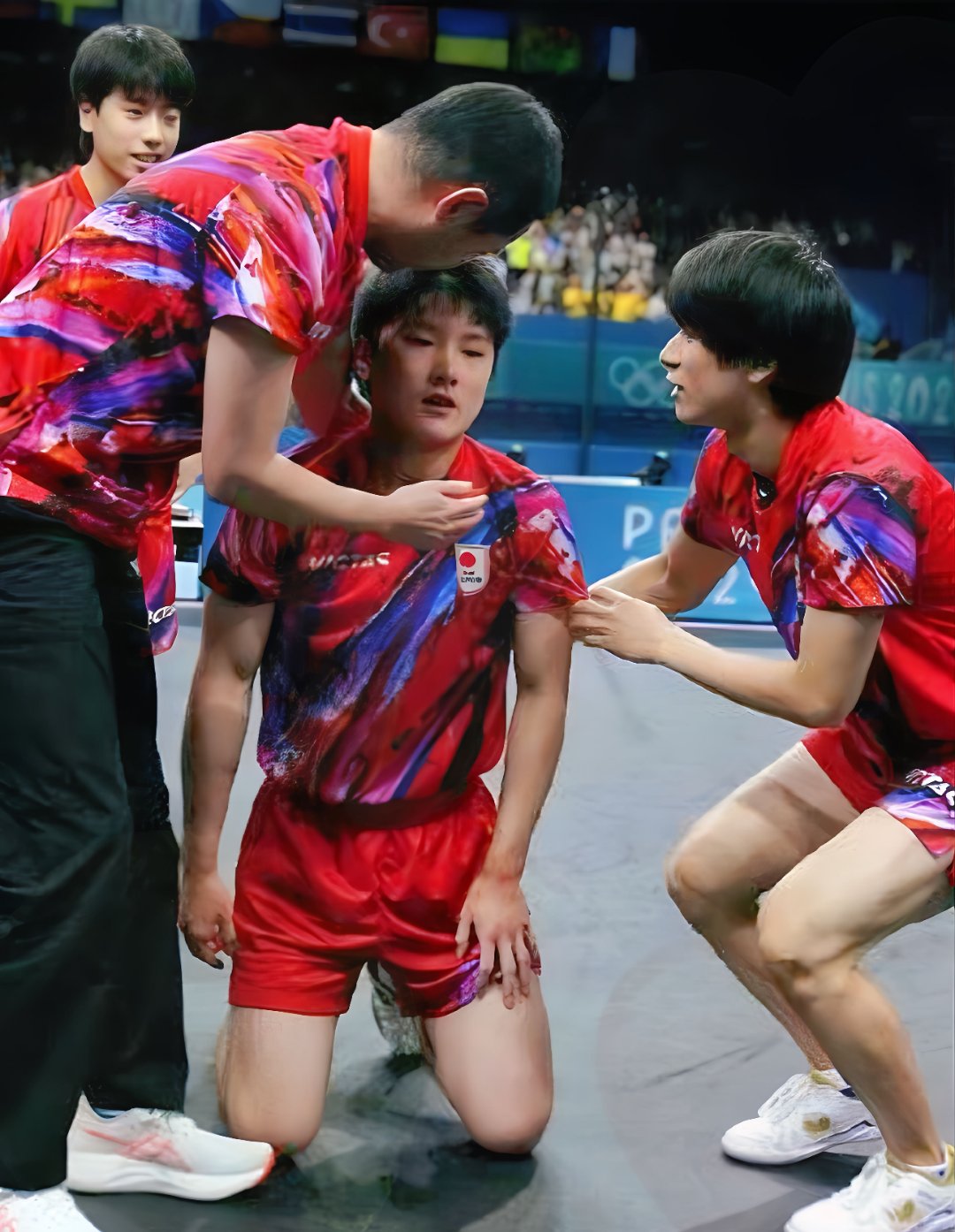 包含德国乒乓球队鏖战韩国乒乓球队，张本智和统治全场的词条